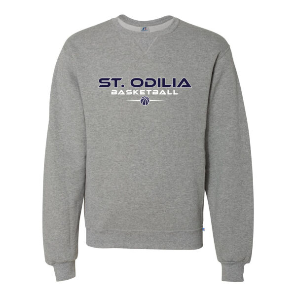 ADULT Russell Athletic DriPower Crewneck Sweatshirt - Printed Logo Thumbnail