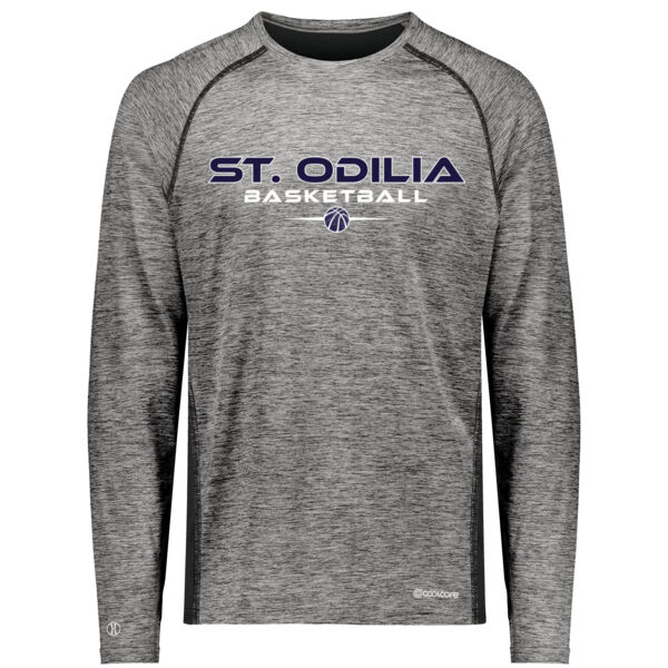 YOUTH Holloway Youth Electrify Coolcore Long Sleeve Tee - Printed Logo Thumbnail