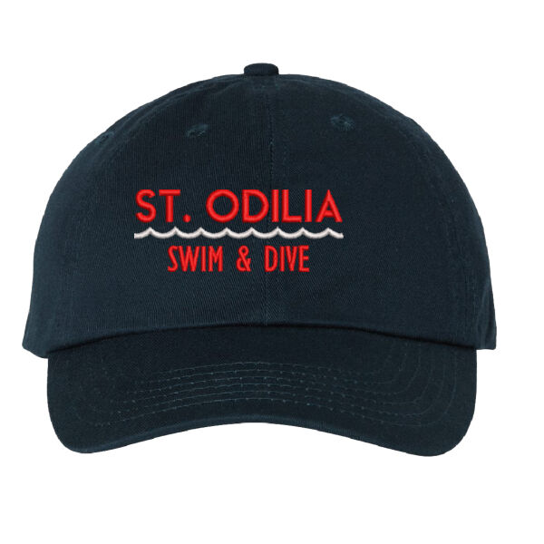 Valucap - Adult Bio-Washed Dad's Cap - Embroidered Logo Thumbnail