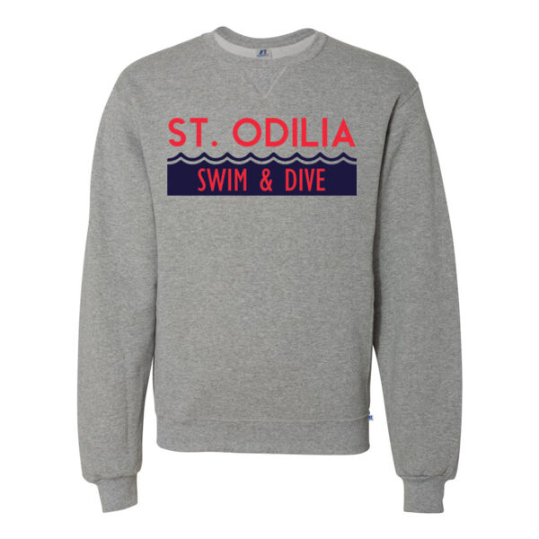 ADULT Russell Athletic DriPower Crewneck Sweatshirt - Screen Print Logo Thumbnail