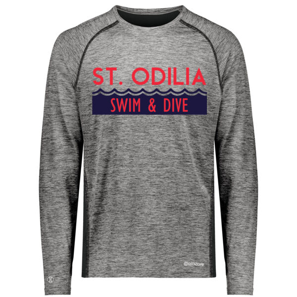 YOUTH Holloway Youth Electrify Coolcore Long Sleeve Tee - Screen Print Logo Thumbnail