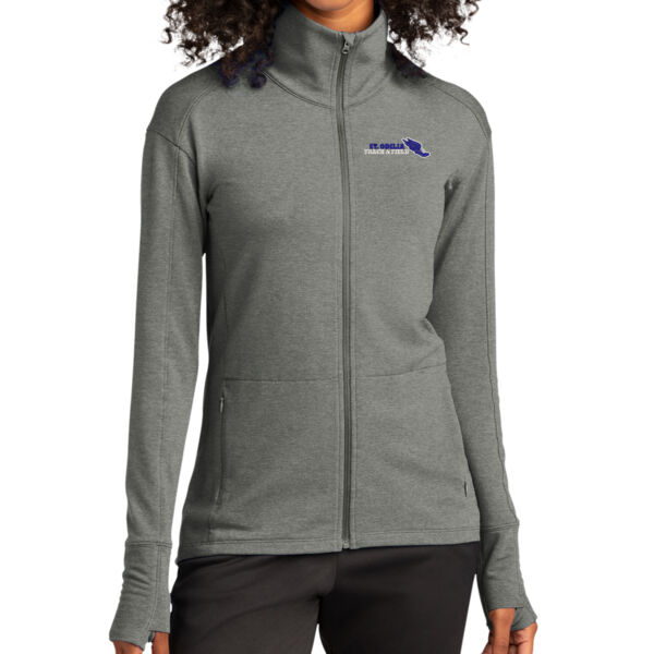 LADIES Sport-Tek Ladies Sport-Wick Flex Fleece Full Zip - Embroidered Logo Thumbnail