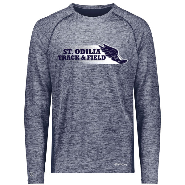 ADULT Holloway Coolcore Long Sleeve Tee - Printed Logo Thumbnail