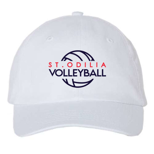 Valucap - Small Fit Bio-Washed Dad's Cap - Embroidered Logo Thumbnail