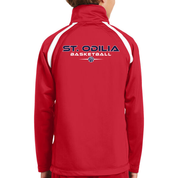 Sport-Tek Youth Tricot Track Jacket - Printed Logo ** Add Name for $5! ** Thumbnail