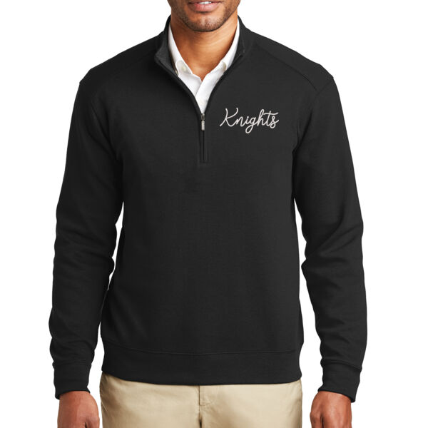 Port Authority® Interlock 1/4-Zip - Embroidered Logo Thumbnail