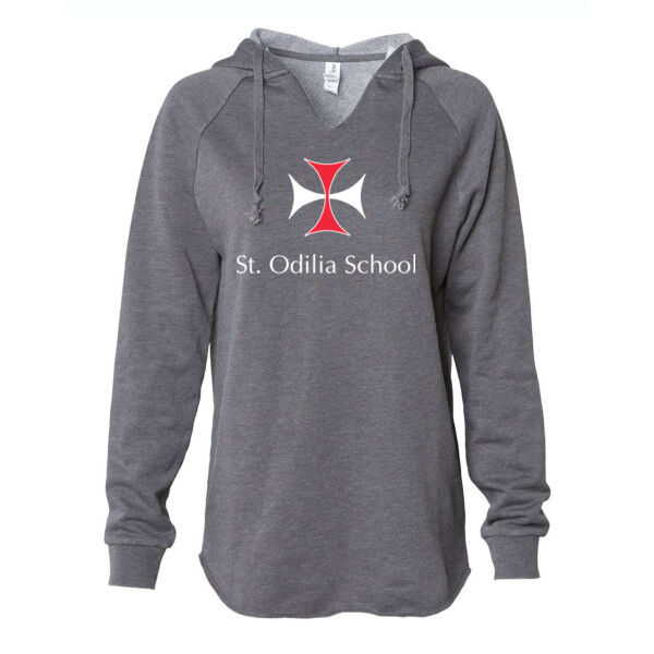 Independent Trading Co. - Women’s Lightweight California Wave Wash Hoodie - Printed Logo Thumbnail