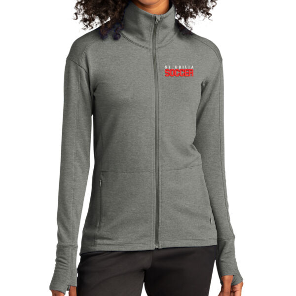 LADIES Sport-Tek Ladies Sport-Wick Flex Fleece Full Zip - Embroidered Logo Thumbnail
