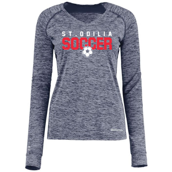 LADIES Holloway Ladies Electrify Coolcore Long Sleeve Tee - Screen Print Logo Thumbnail