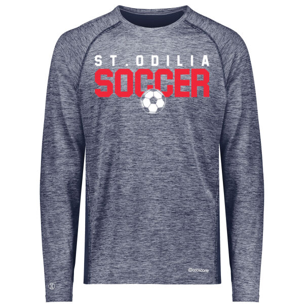 ADULT Holloway Coolcore Long Sleeve Tee - Screen Print Logo Thumbnail