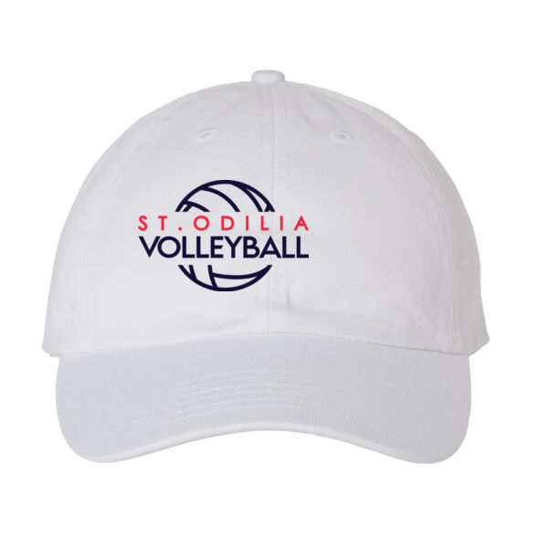 Valucap - Adult Bio-Washed Dad's Cap - Embroidered Logo Thumbnail