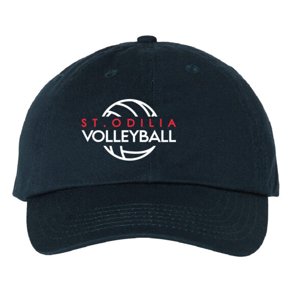 Valucap - Adult Bio-Washed Dad's Cap - Embroidered Logo Thumbnail