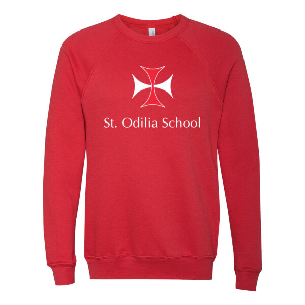 Independent Trading Co. - Unisex Sponge Fleece Raglan Crewneck Sweatshirt - Printed Logo Thumbnail