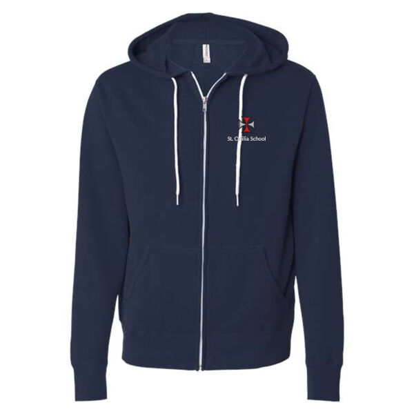 Independent Trading Co. - Unisex Lightweight Full-Zip Hooded Sweatshirt - Embroidered Logo Thumbnail