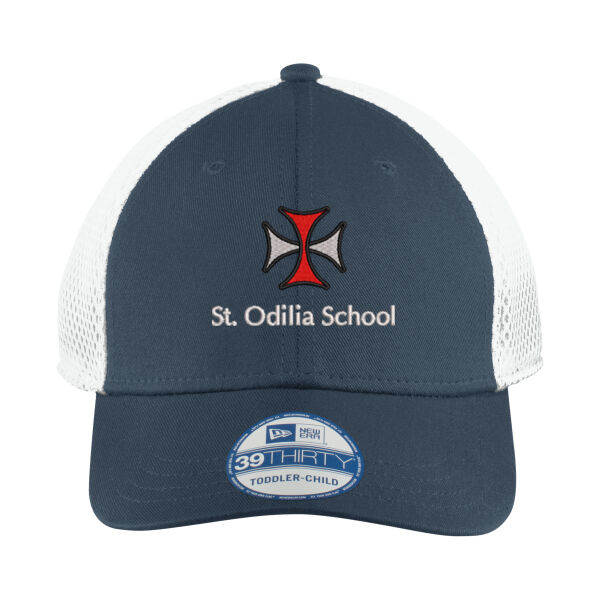 New Era Youth Stretch Mesh Cap - Embroidered Logo Thumbnail