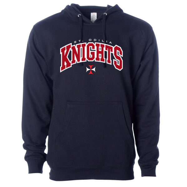 Midweight Hooded Sweatshirt - Applique Logo ** Add Name for $5! ** Thumbnail