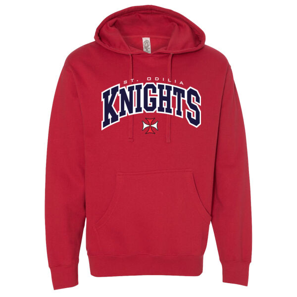 Midweight Hooded Sweatshirt - Applique Logo ** Add Name for $5! ** Thumbnail