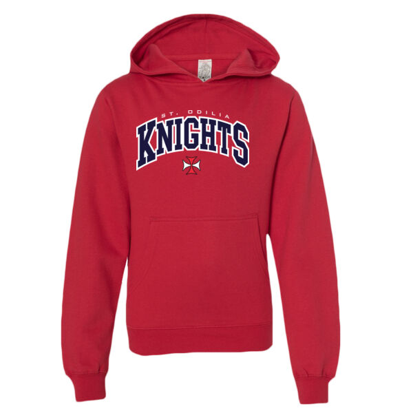 Youth Midweight Hooded Sweatshirt - Applique Logo ** Add Name for $5! ** Thumbnail