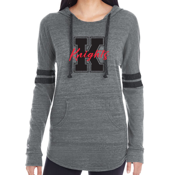 Ladies Hooded Low Key Pullover - Printed Logo Thumbnail