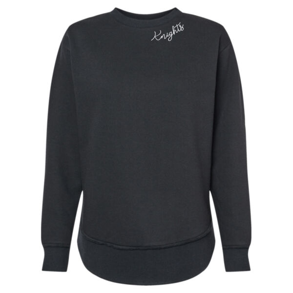LAT - Women's Weekend Fleece Crewneck Sweatshirt - Embroidered Logo Thumbnail