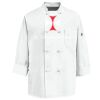 Eight Knot Button Chef Coat with Thermometer Pocket Thumbnail