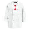 Eight Knot Button Chef Coat with Thermometer Pocket Thumbnail