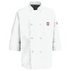 Button Chef Coat with Thermometer Pocket Thumbnail