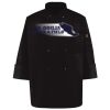 Ten Pearl Button Black Chef Coat Thumbnail