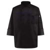 Black Knot Button Chef Coat Thumbnail