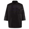Black Knot Button Chef Coat Thumbnail